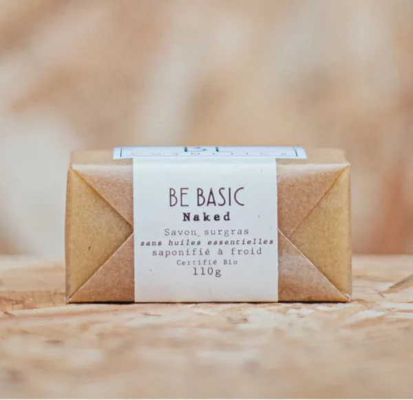 Savon solide certifié bio Naked, Be Basic